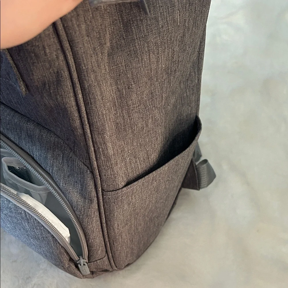 Elegant Gray Women's Baby Bag - Picture 5 of 6
